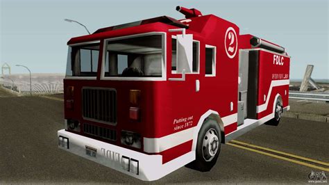 New Firetruck Para Gta San Andreas