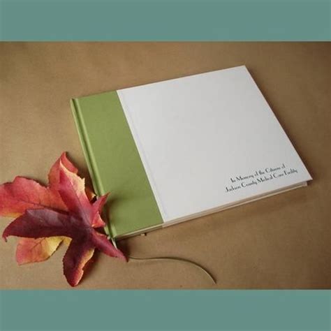Custom Memorial Service Guest Book · Celebration of Life, Funeral Guest