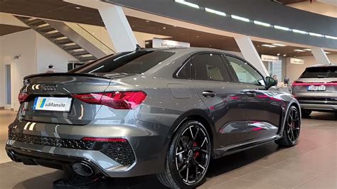 Stunning 2022 Audi Rs3 Limousine 400ps In Daytona Grey With Black Optic