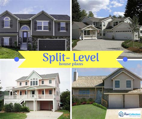 Typically, the main level contains the living areas: Split-level home plans have a one-level portion attached ...