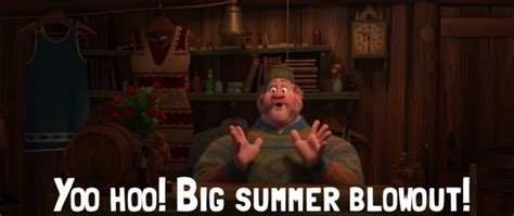 Oaken Yoo Hoo Big Summer Blowout Frozen Disney Oaken Frozen Film