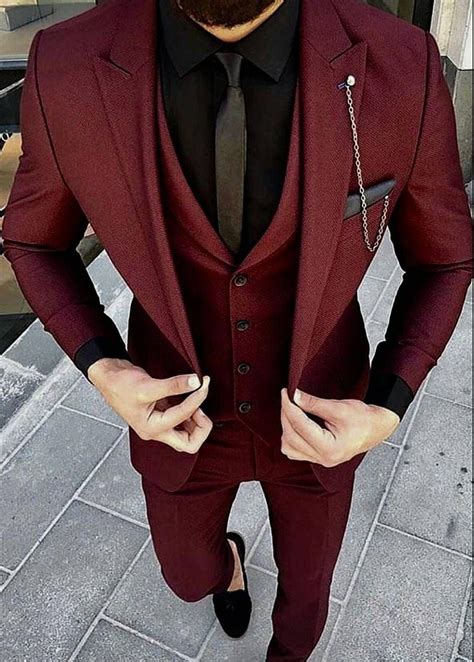 Men Suits 3 Piece Designer Suit Tuxedo Formal Fashion Style Suits