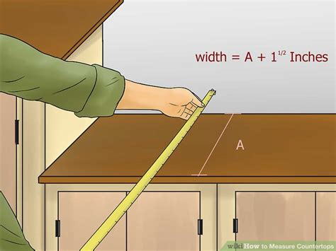 Draw the rough diagram of your kitchen. 4 Ways to Measure Countertops - wikiHow