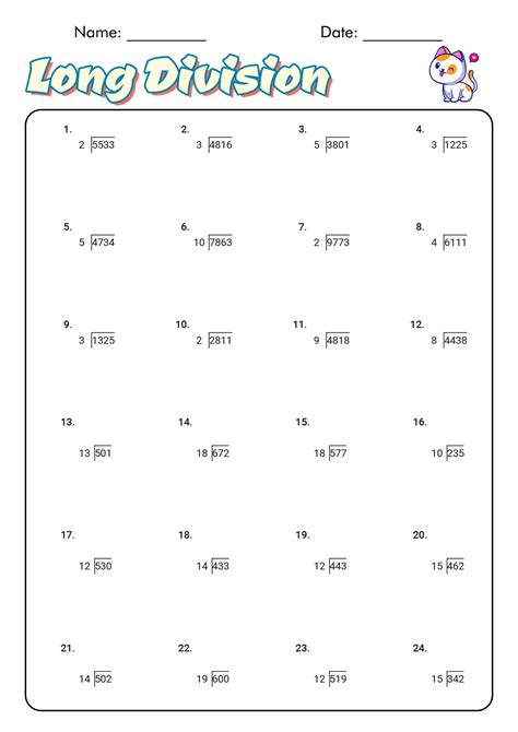 14 Long Division Worksheets 6th Grade Free PDF At Worksheeto