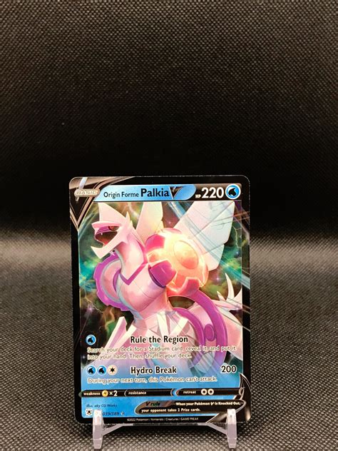 Pokemon Card Origin Forme Palkia V Swsh10 Astral Radiance 039189