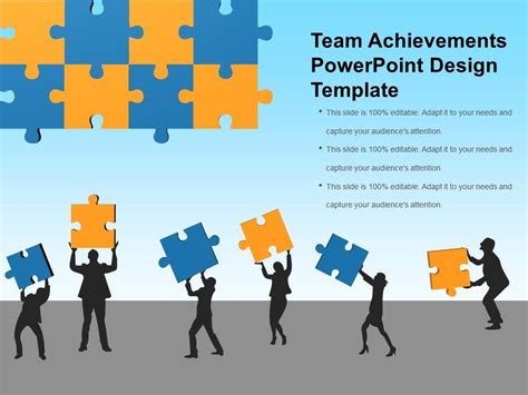 Team Achievements Powerpoint Design Template Templates