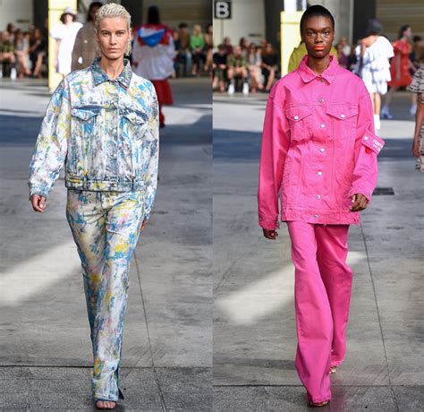 Msgm 2018 Spring Summer Womens Runway Looks Denim Jeans Fashion Week