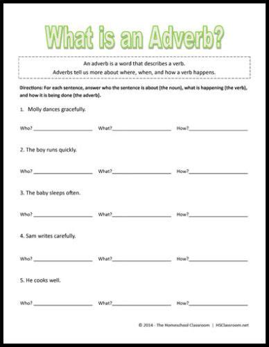 printable worksheets  comparing  adverbs grade  learning