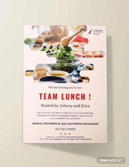 Lunch Invitation Examples Format Pdf Examples