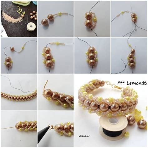 How To Make Beads And Pearls Bracelet Step By Step Diy Tutorial Instructions Thumb How To
