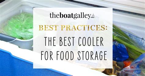 The Best Cooler For Storing Food On A Boat The Boat Galley
