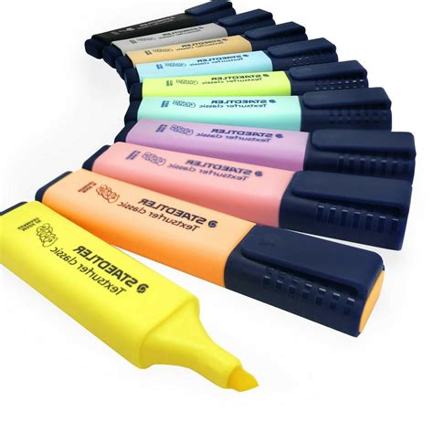 Staedtler Textsurfer Classic Pastel Highlighter Marker Pens