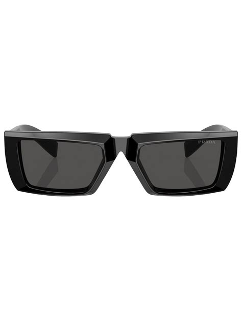 Prada Eyewear Square Frame Tinted Lens Sunglasses Farfetch