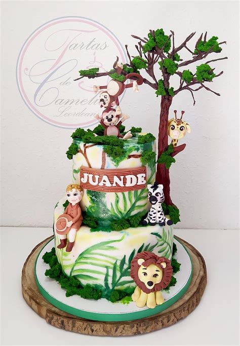 Tarta Animalitos Selva Juande Decorated Cake By Camelia Cakesdecor