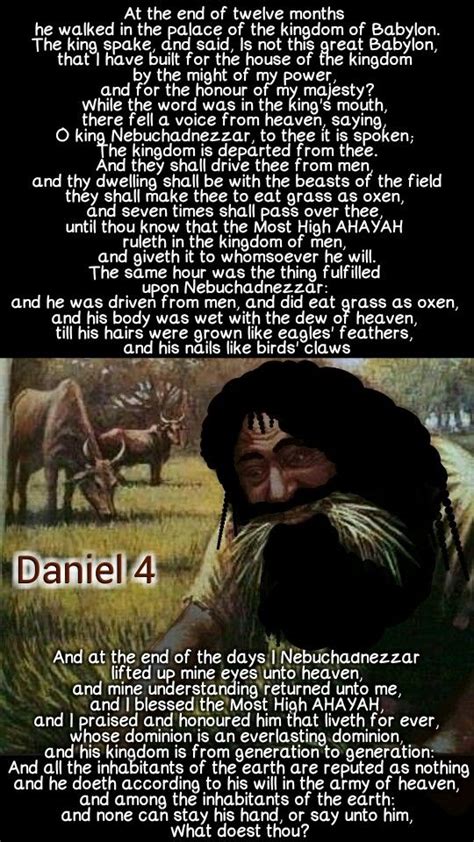 The Holy Bible Daniel 431 32 Kjv A Voice From Heaven Saying O