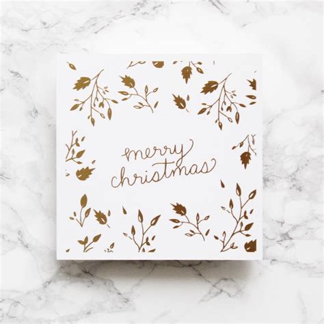 Gold Foil Christmas Cards By Sonni And Blush Paper Co