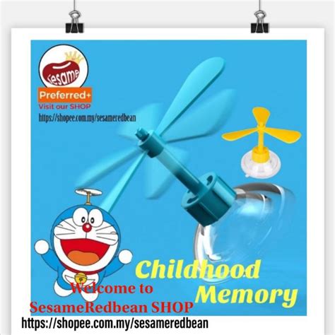 🇲🇾 Doraemon 3 Blades Take Copter 참깨 팥Ⓒ Bamboo Copter The Hopter Bamboo