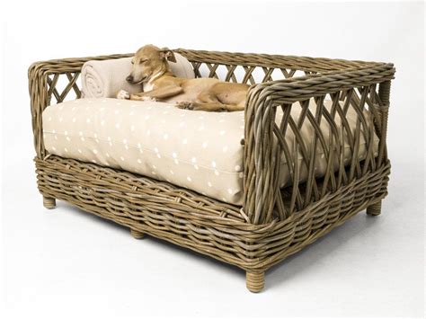 Cane Rattan Dog Bed Large With Cushion Artofit