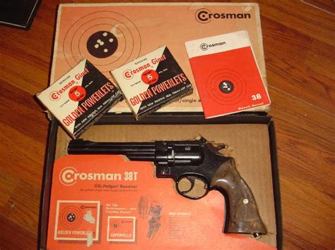 Crosman 38t 22 Cal Co2 Box Extras Vintage For Sale At