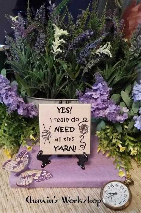 Funny Craft Room Sign Yes I Really Need All This Yarn Craft Room