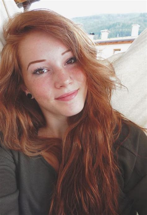 Red Hair And Brown Eyes Are Not Common Red Hair Brown Eyes Beautiful