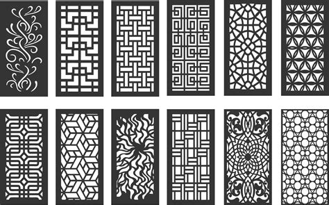 Download 12 Pattern vectors dxf file for cnc - Designs CNC Free Vectors For All Machines Cutting Laser ...
