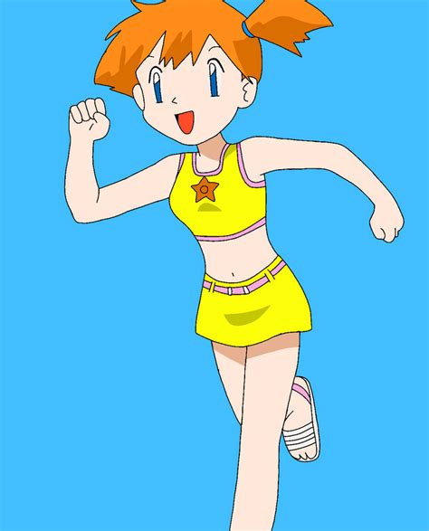 Pokemon Misty In Her Yellow Bikinis By Crawfordjenny On Deviantart