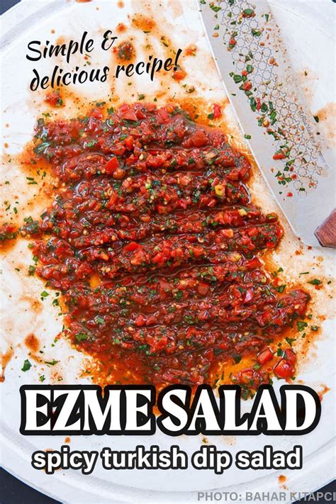 Turkish Ezme Salad Delicious Starter With Bread Recipe Pork Loin