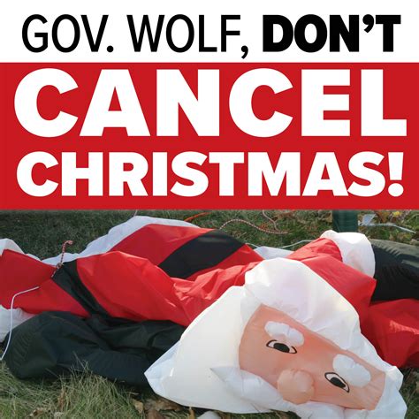 Benninghoff To Gov Wolf Do Not Cancel Christmas Pa State Rep Kerry