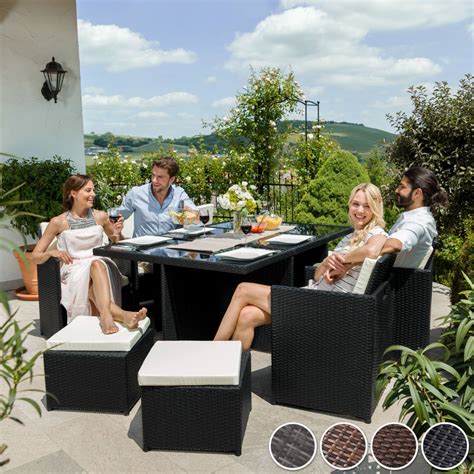 Salon de jardin NEW YORK 10 places pas cher - Salon de Jardin ManoMano