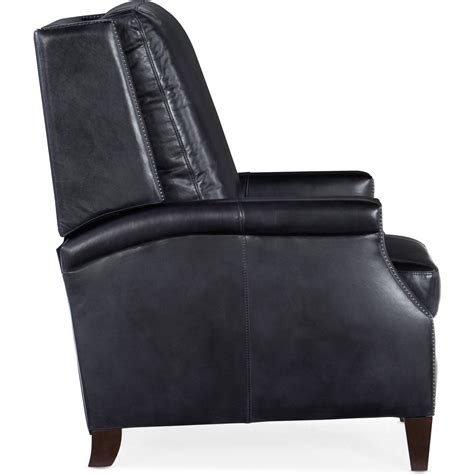 Hooker Furniture Collin Transitional Push Back Leather Recliner With