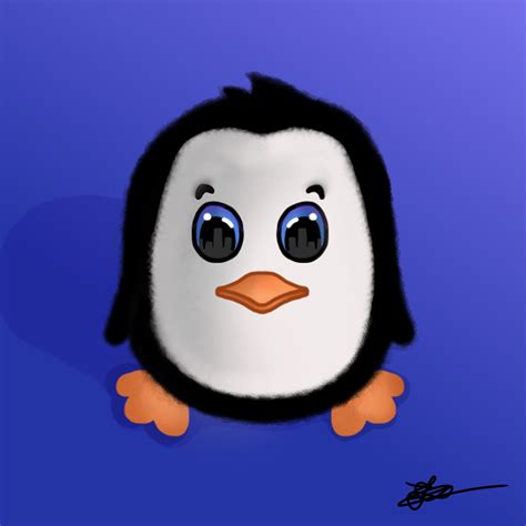 Baby Penguin Ibispaint