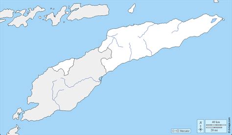 Timor Oriental Mapa Gratuito Mapa Mudo Gratuito Mapa En Blanco
