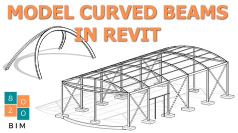 How To Model Curved Beams In Revit Youtube
