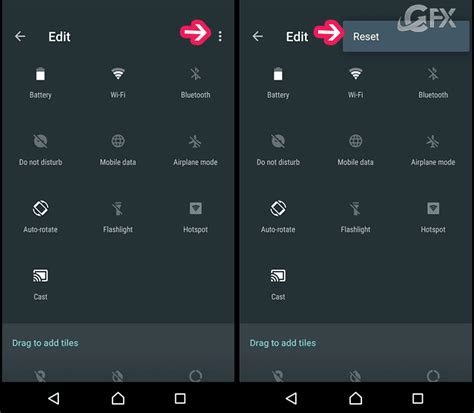 Customizing the Quick Settings Menu on Android