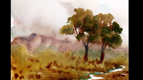 How To Paint Solid Backgroundky Watercolors Huckleberry Fine Art
