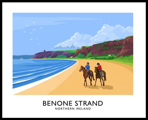 Изучайте релизы benone на discogs. BENONE STRAND travel poster - JAMES KELLY ART