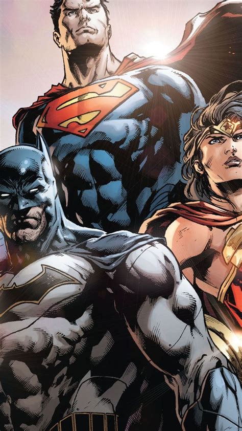1080x1920 Superman Batman Wonder Woman Hd Artwork Superheroes For