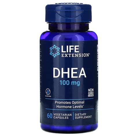 Life Extension Dhea 100 Mg 60 Vegetarian Capsules Iherb