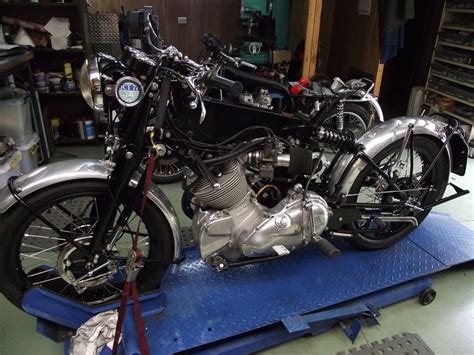 Bsk Speedworks Alton Electric Starter Kit For Vincent Comet Motorcycles