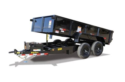 2023 Big Tex 90sr 10k Single Ram Lp Dump6x12 6sir Black Truck Beds