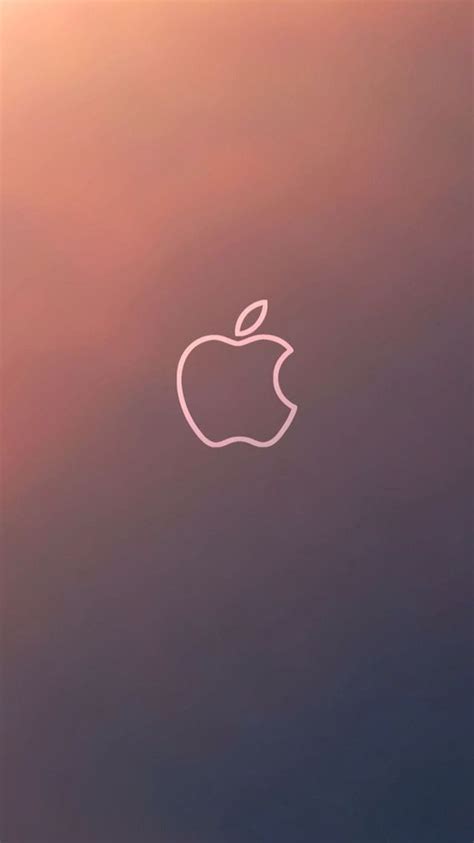 Rose Gold Apple Logo Wallpaper Apple Wallpaper Iphone