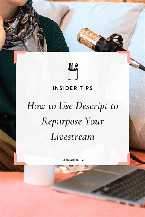 How To Use Descript To Repurpose Your Livestream — Lights Camera Live®