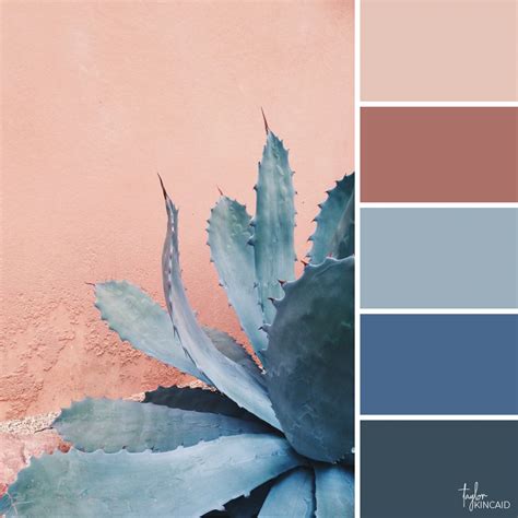 Blue Plant Color Paint Color Combos Rustic Color