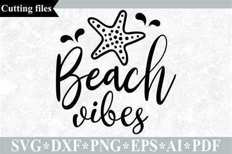 Beach vibes SVG cut file, Summer SVG, Beach SVG By VR Digital Design