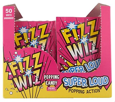 Fizz Wizz Superloud Popping Candy Cherry Pack Of 50 Buy Online In