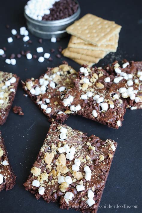 This is a modification of a microwave brittle that has been around for 30 years and has appeared many places. S'more Brownie Brittle recipe
