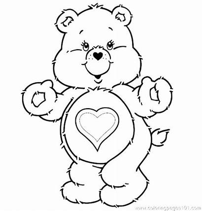 Teddy Bear Coloring Pages Simple Printable Getcolorings