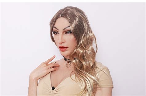 Drop Shipping Silicone Artificial Long Neck Headgear For Crossdresser Transgender Shemale Female
