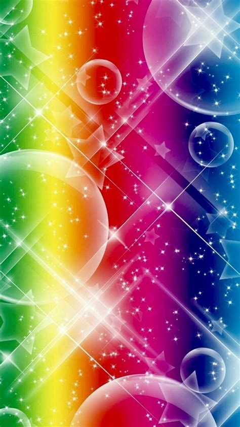Pin By Debbie Logan On Bubble Art Rainbow Wallpaper
